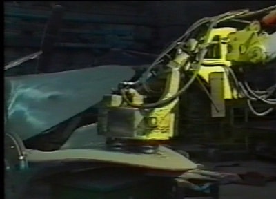 ANDROMAT® planetary grinding machine in operation