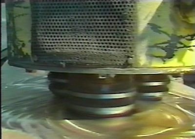 ANDROMAT® planetary grinding head detail