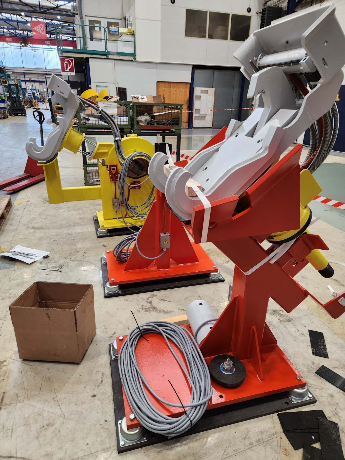 ANDROMAT® Quick Change System — full assembly with manipulator